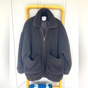 I am Gia oversized Teddy Jacket